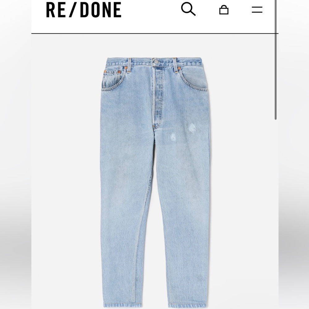 Re/done Levi’s High Rise Crop
